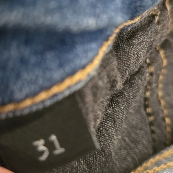 Flying Monkey Dark Blue Distressed Jeans - Picture 2 of 16